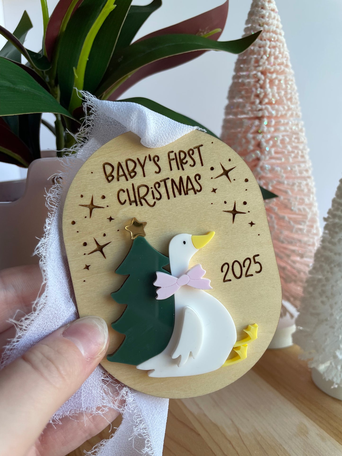 Baby’s First Christmas Acrylic Ornament
