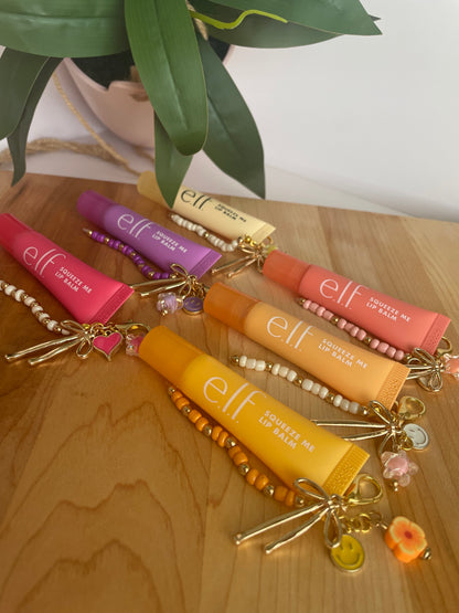 Lip Gloss Charm Keychains
