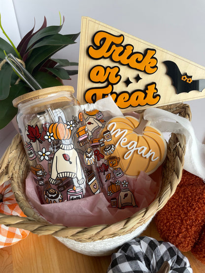 Cozy Fall Night Boo Basket Bundle