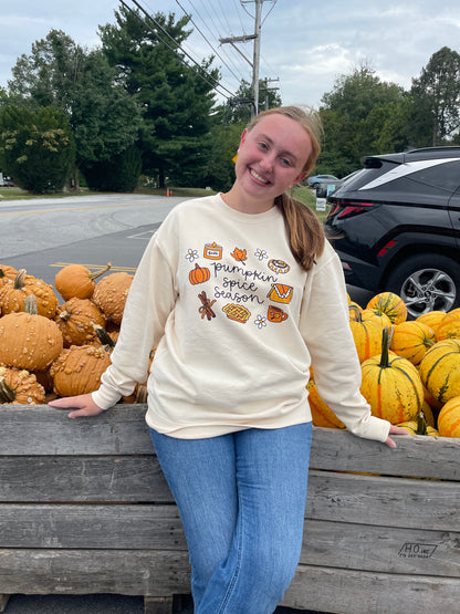 Pumpkin Spice Season Cozy Fall Sweatshirt