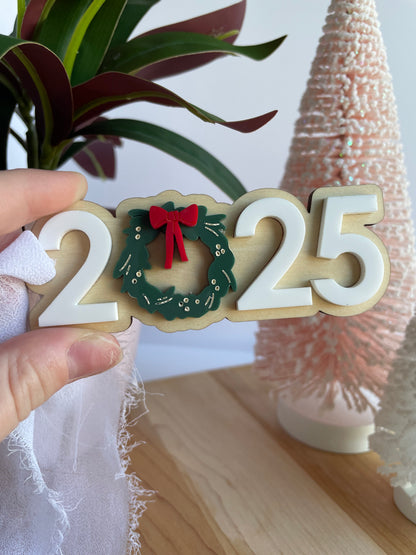 2025 Acrylic Holiday Ornament