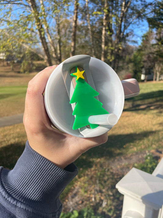 Cute Christmas Tree 30 and 40 ounce Stanley Topper for Waterbottles