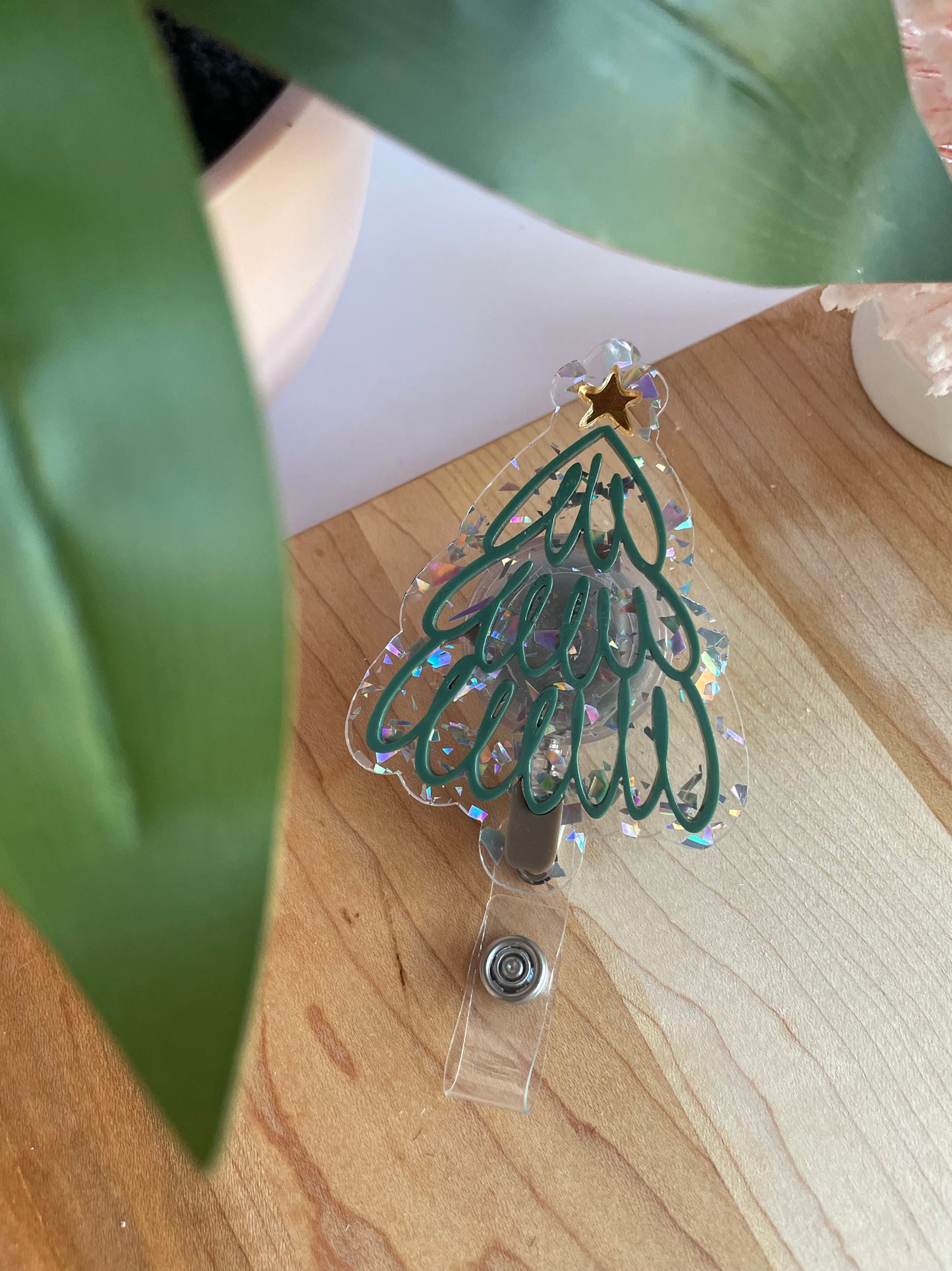 Christmas Tree Badge Reel