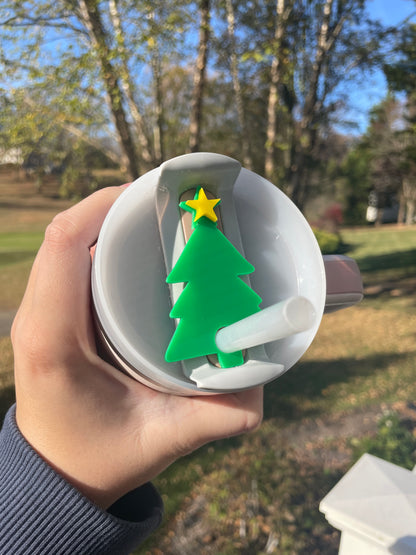 Cute Christmas Tree 30 and 40 ounce Stanley Topper for Waterbottles
