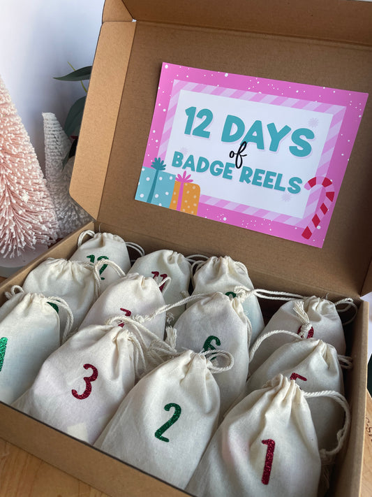 12 Days of Badge Reels Holiday Advent Calendar