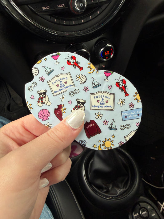 Cousins Beach Car Coasters