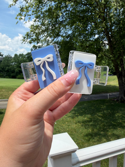 Coquette Bow Acrylic Claw Clip