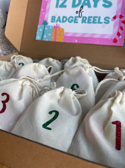 12 Days of Badge Reels Holiday Advent Calendar