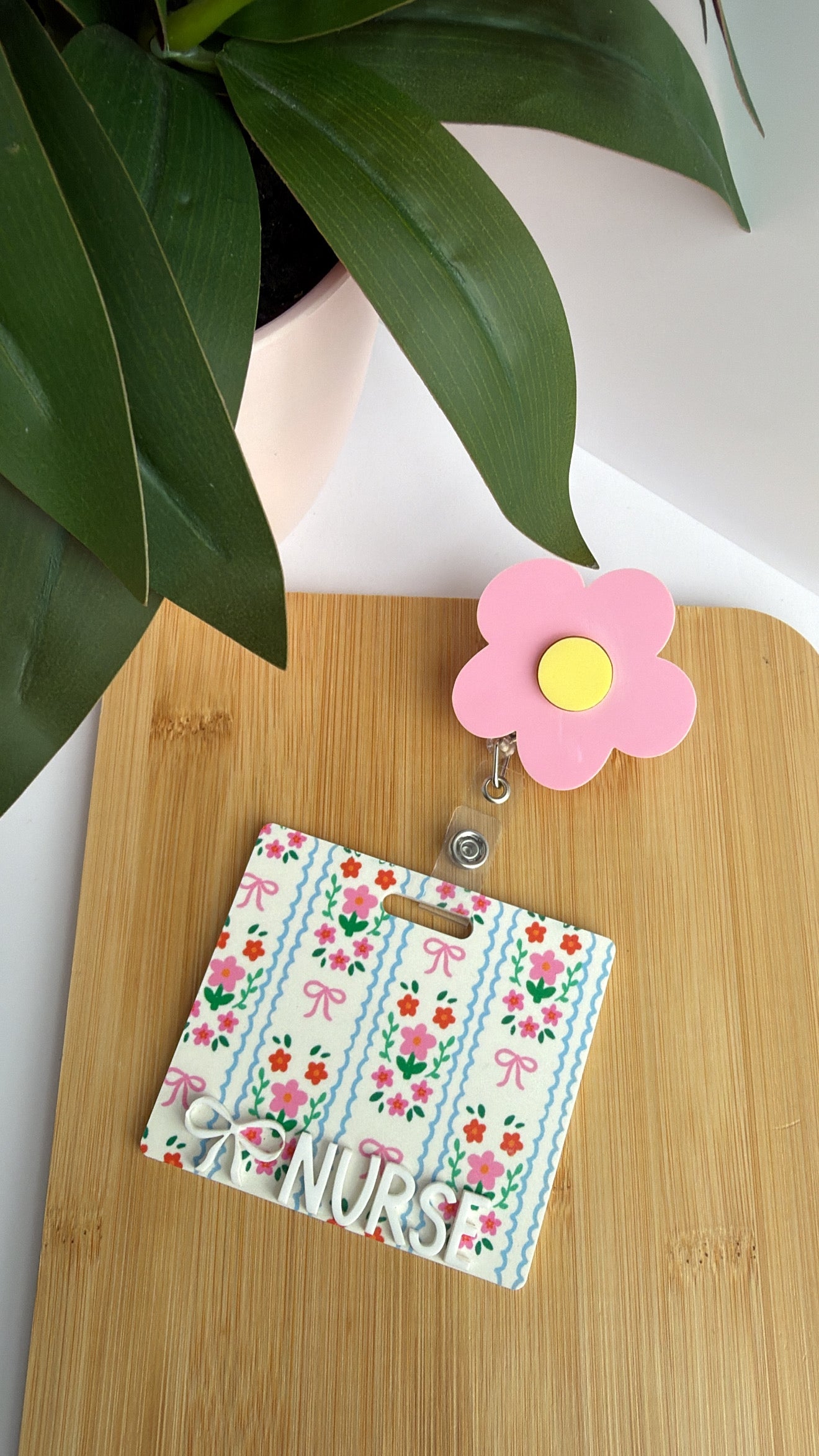 Spring Wildflowers Badge Reel and Backer Bundle