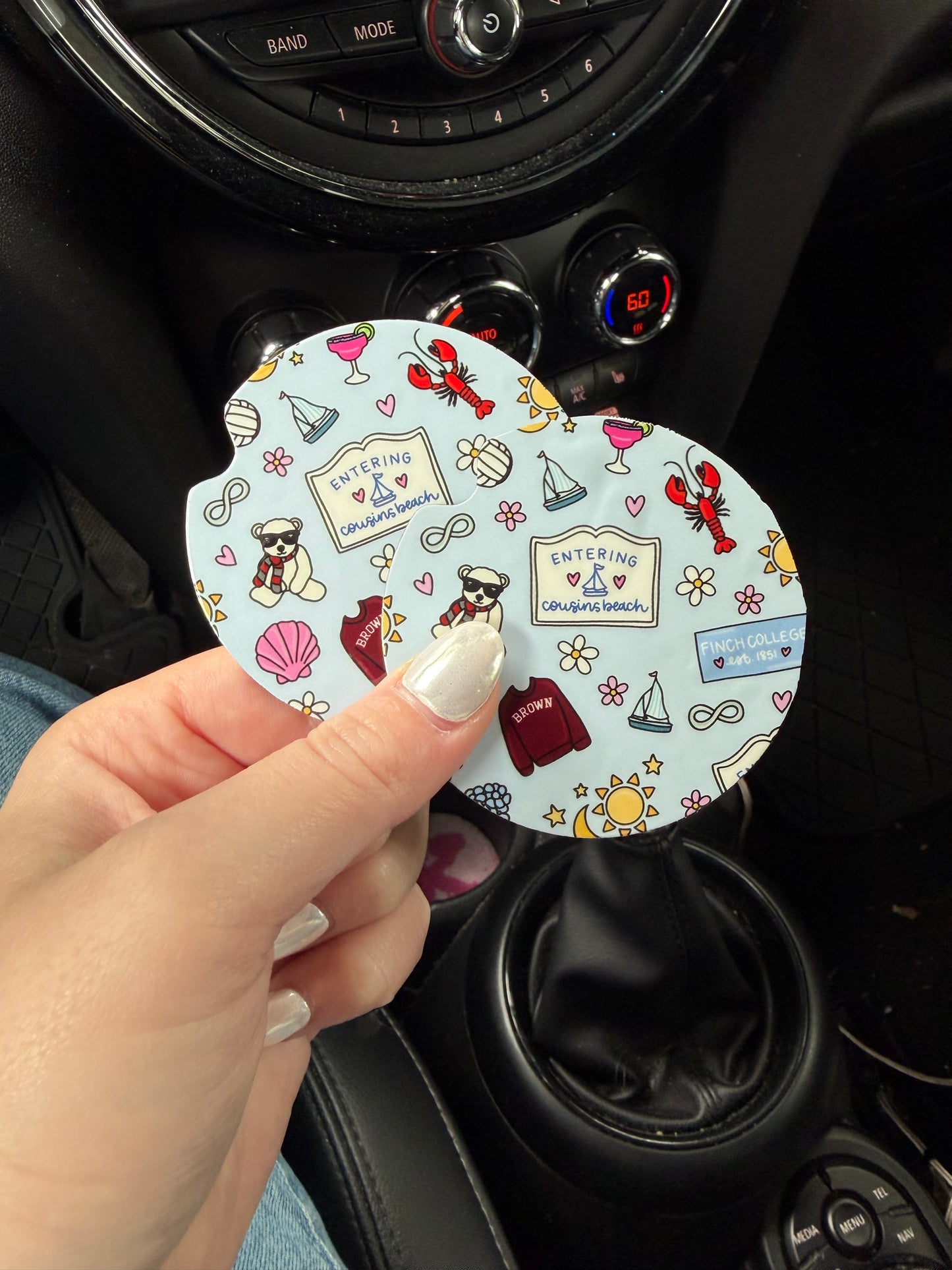 Cousins Beach Car Coasters