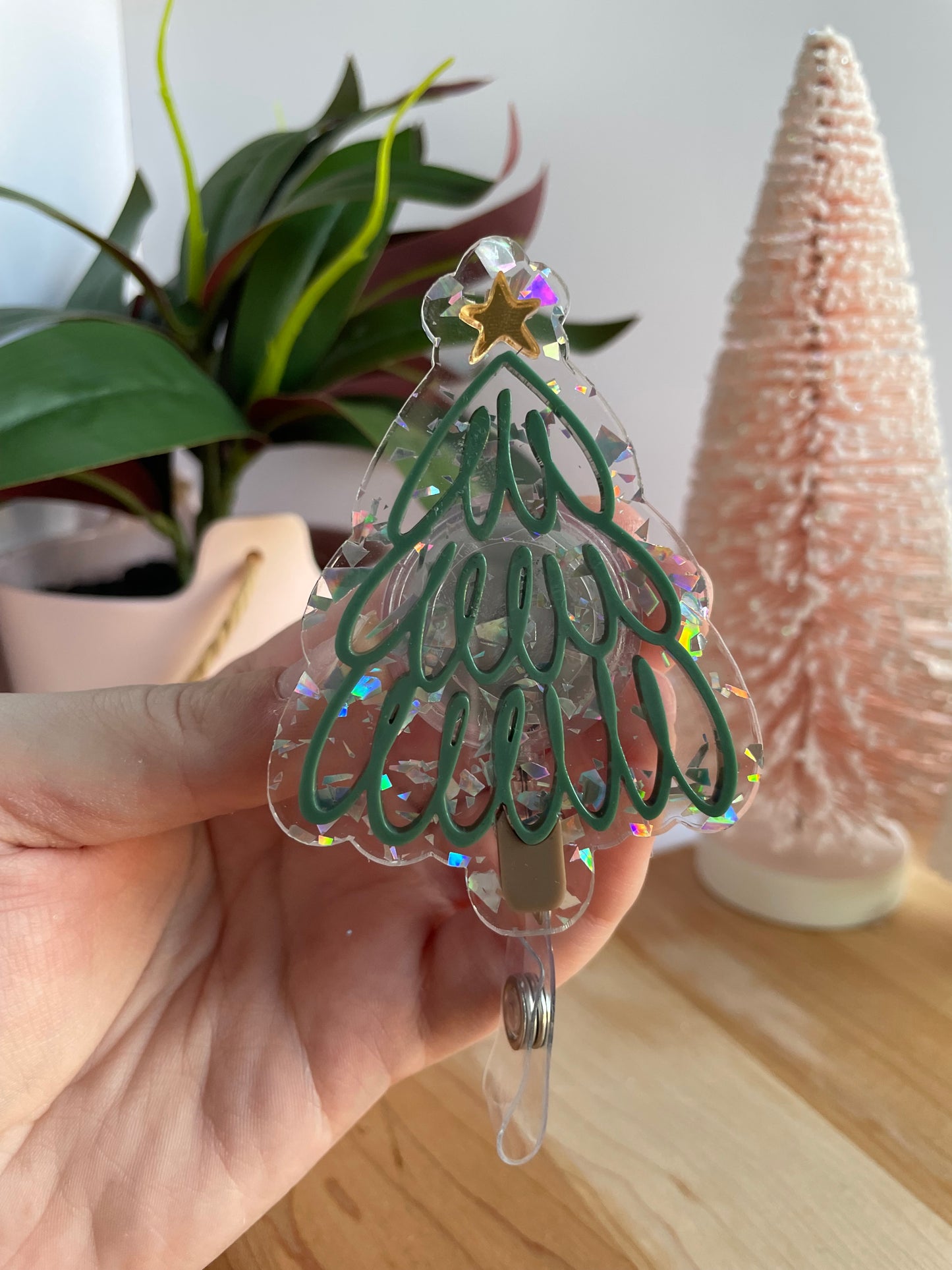 Christmas Tree Badge Reel