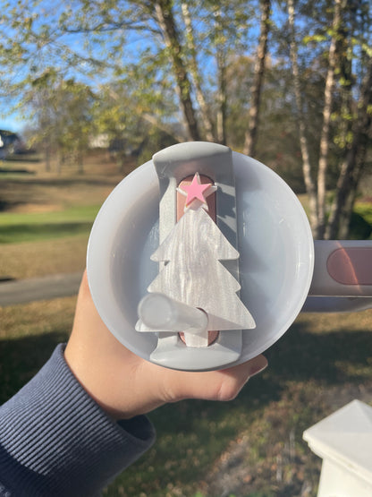 Cute Christmas Tree 30 and 40 ounce Stanley Topper for Waterbottles