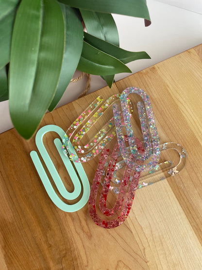 Jumbo Acrylic Paperclips