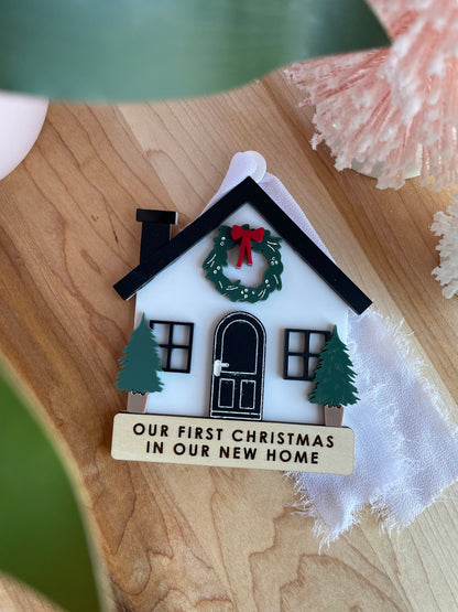 Our First Home Christmas Ornament