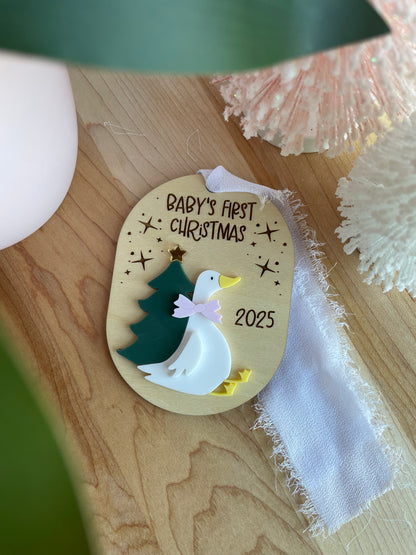 Baby’s First Christmas Acrylic Ornament
