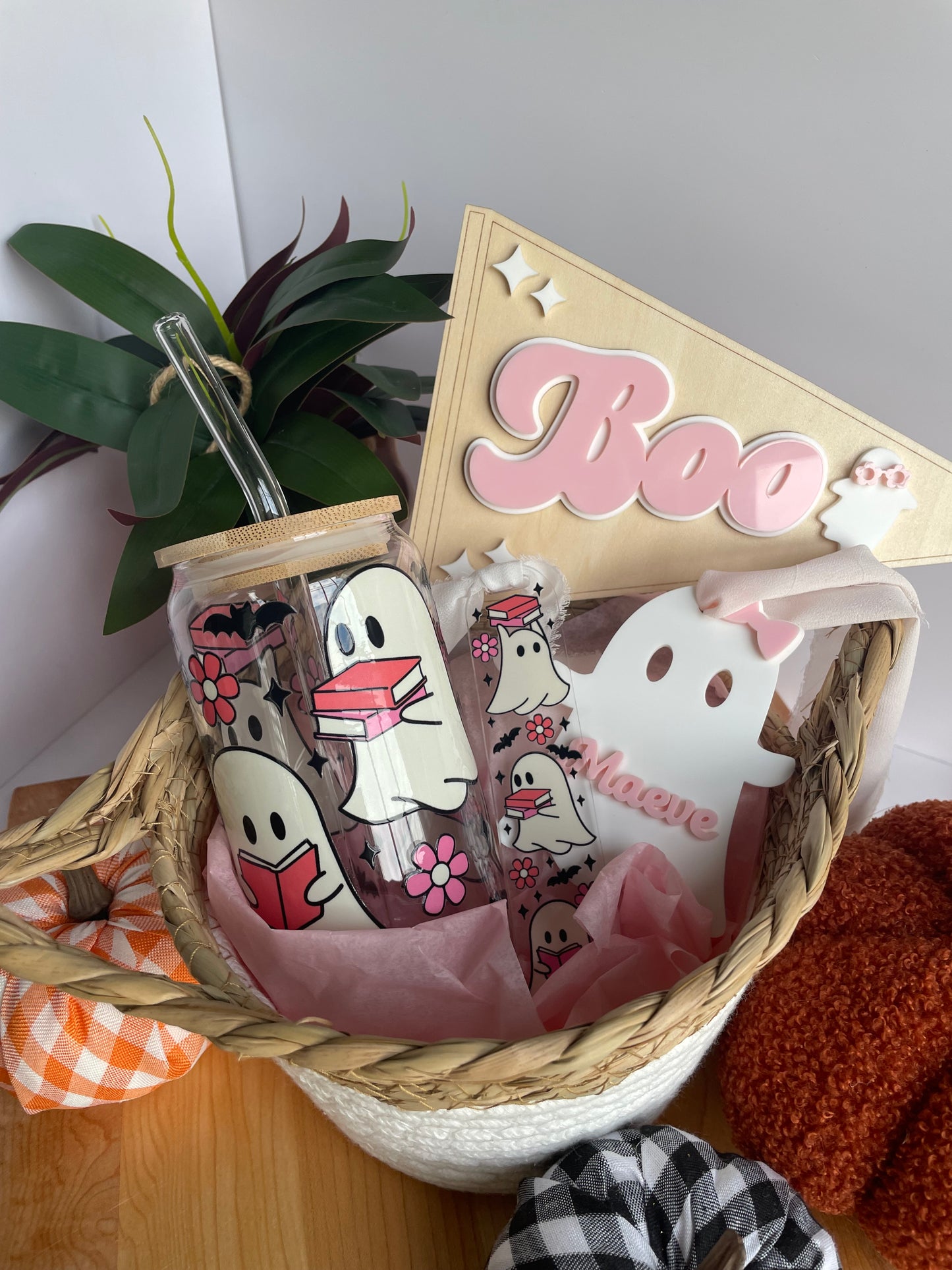 Cute Ghosts Boo Basket Bundle