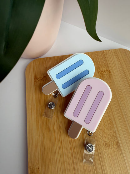 Summer Popsicles Acrylic Badge Reel