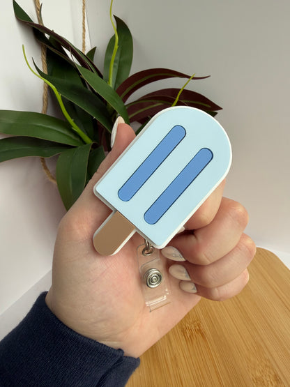 Summer Popsicles Acrylic Badge Reel