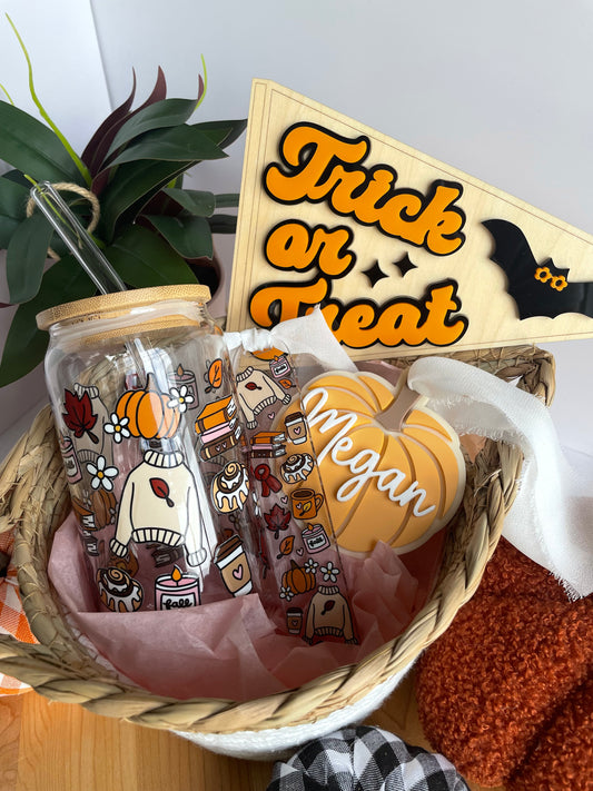 Cozy Fall Night Boo Basket Bundle