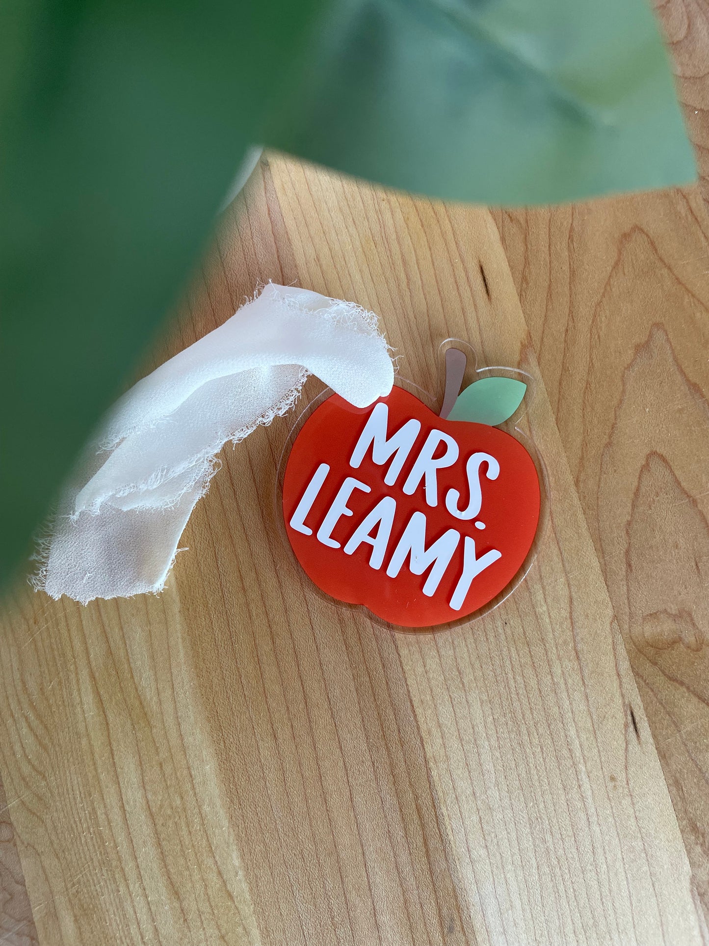 Teacher Themed Acrylic Gift Tags