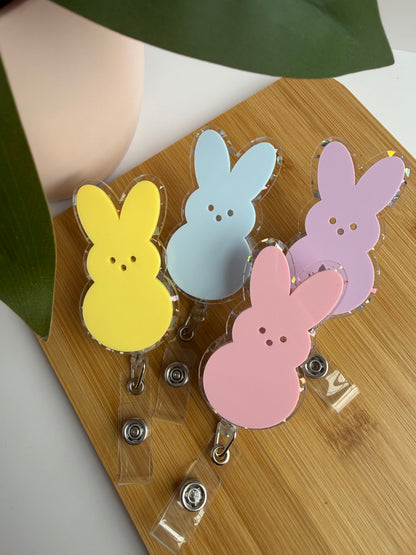 Easter Peeps Acrylic Badge Reel
