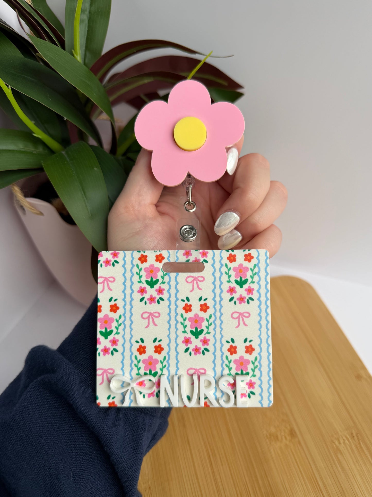 Spring Wildflowers Badge Reel and Backer Bundle